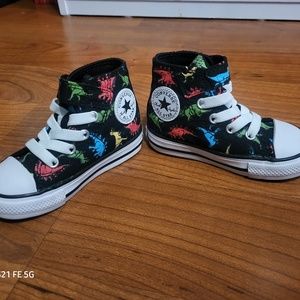 Converse CTAS dinosaur hi tops for toddlers